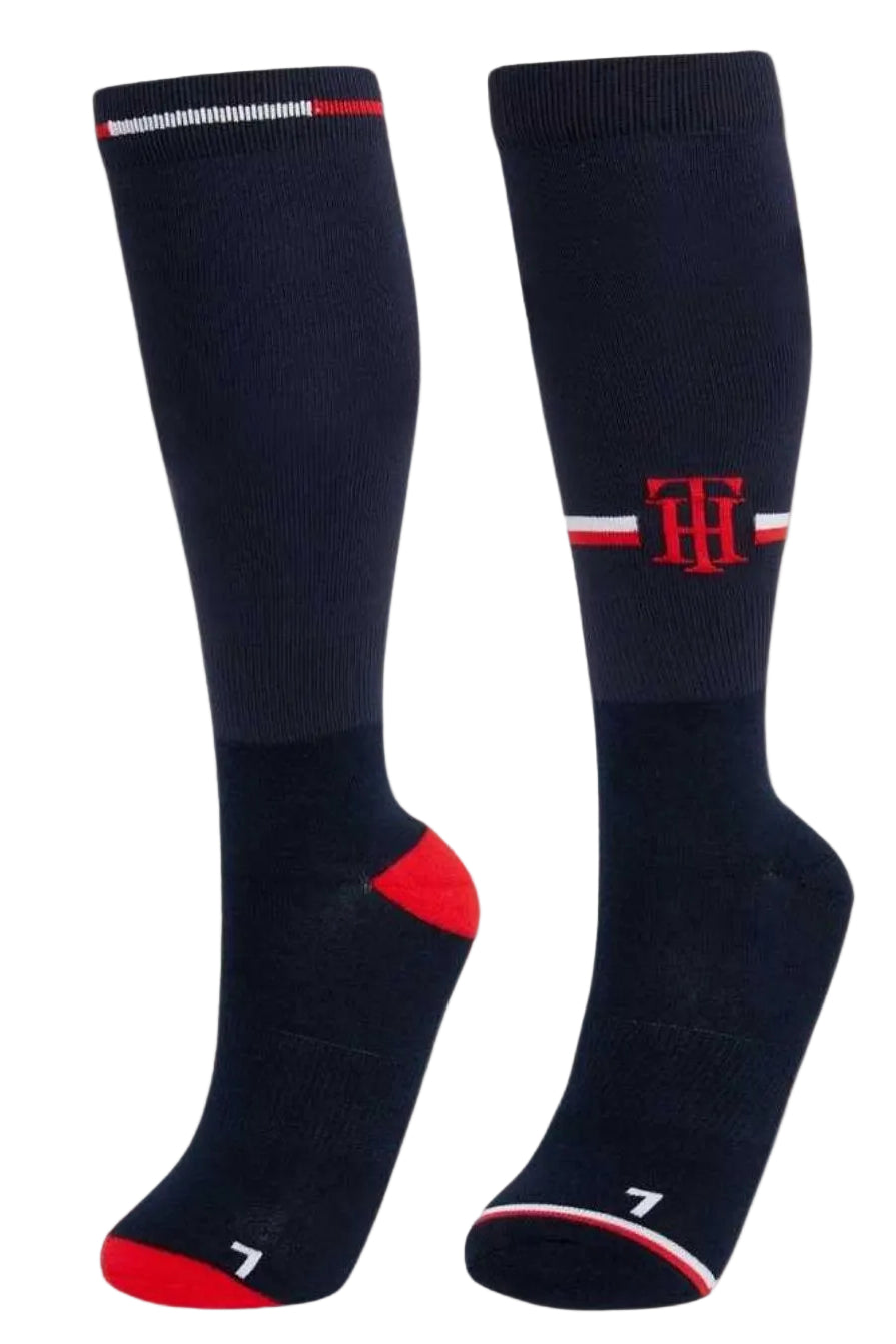Tommy Hilfiger Equestrian Global Riding Socks 2-Pack Desert Sky