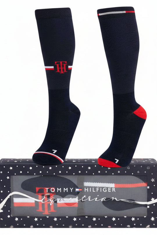 Tommy Hilfiger Equestrian Global Riding Socks 2-Pack Desert Sky