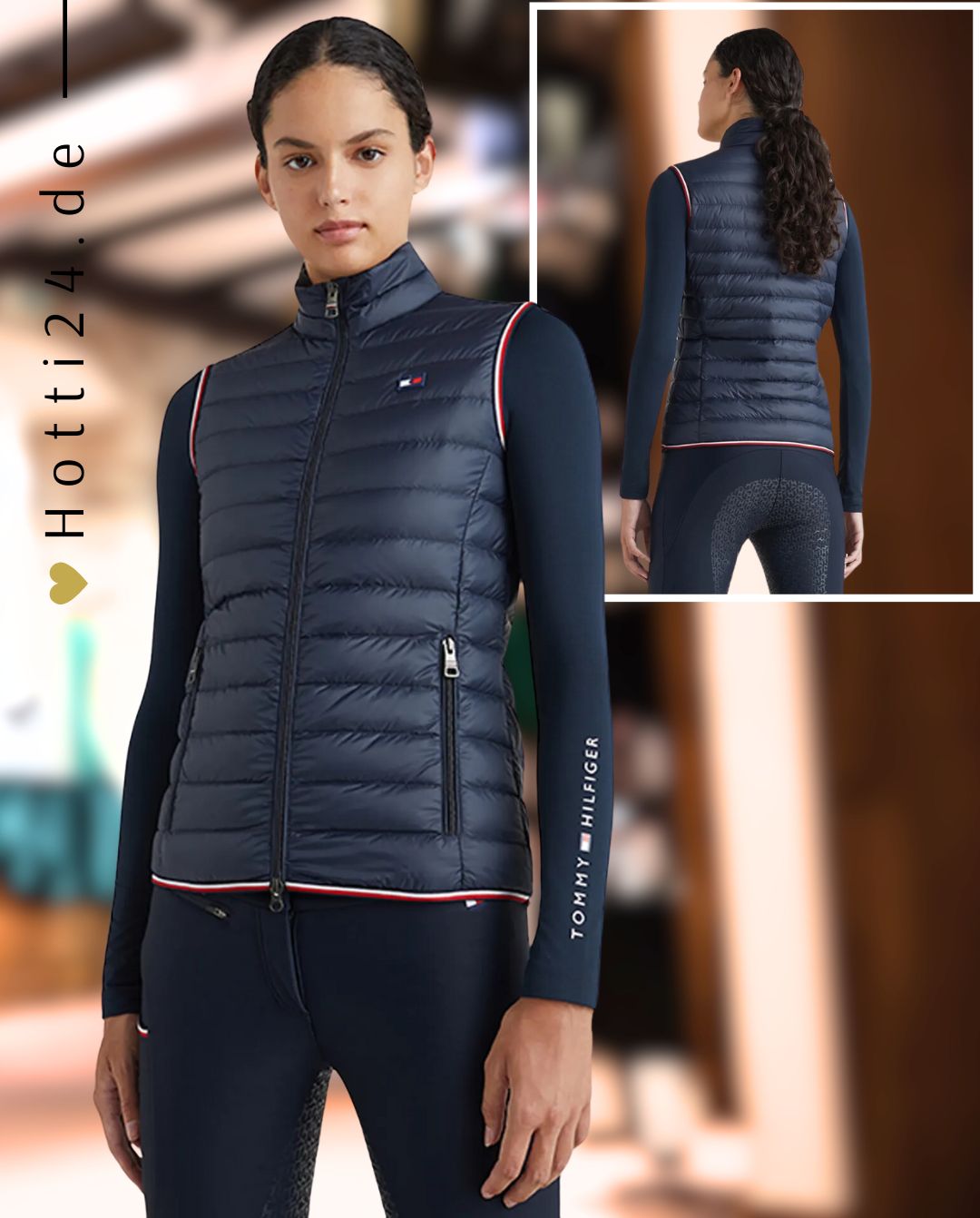 Tommy Hilfiger Equestrian »Daunenweste Desert Sky