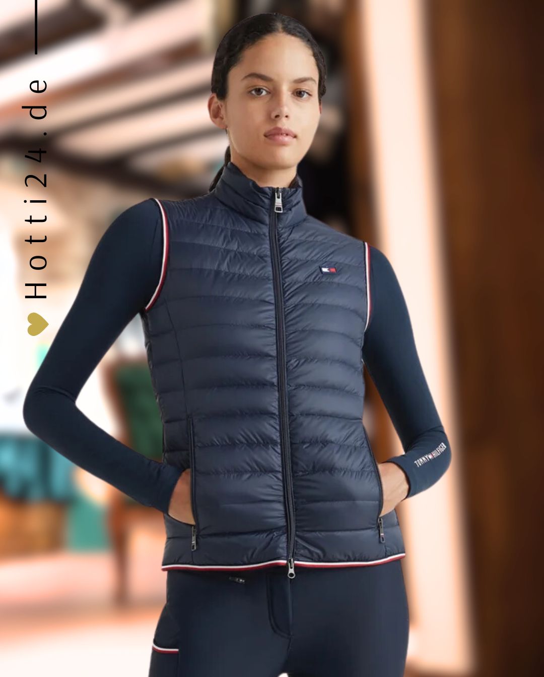 Tommy Hilfiger Equestrian »Daunenweste Desert Sky