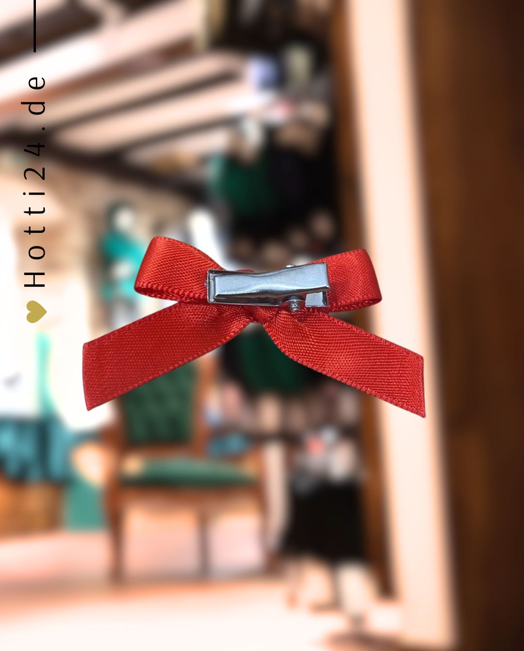 Schleife für Trense mini Red