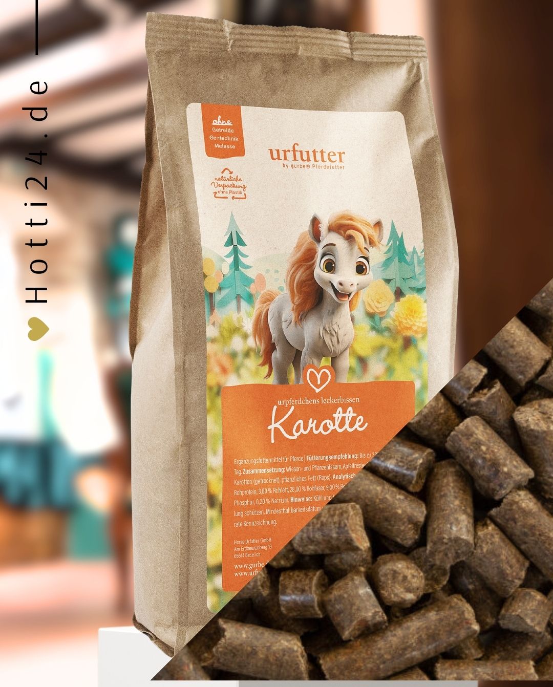 Urfutter »Leckerlis Urpferdchens Karotte 1kg