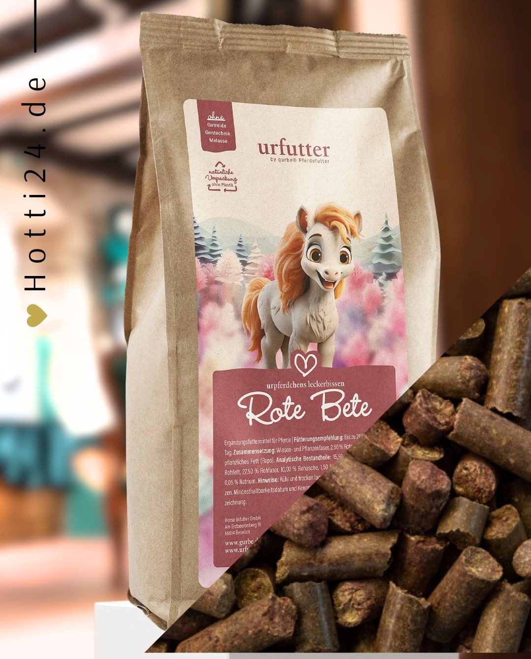 Urfutter »Leckerlis Urpferdchens Rote Bete 1kg