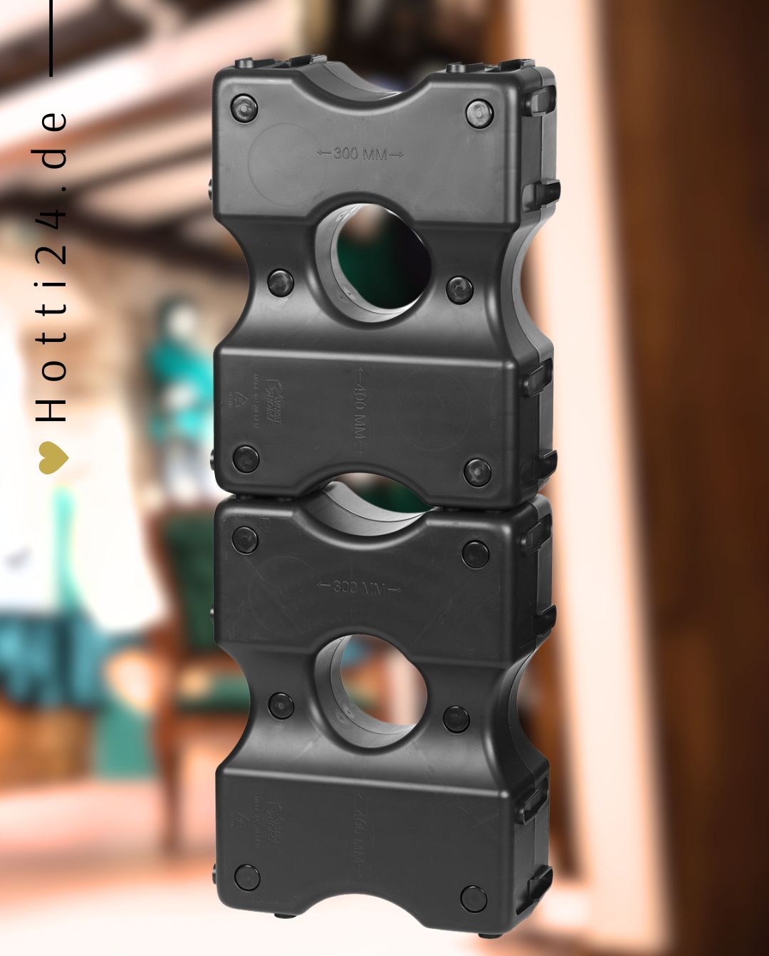 V-Plast »Reitplatz Cavaletti Block Stangenblock 2er Set Black