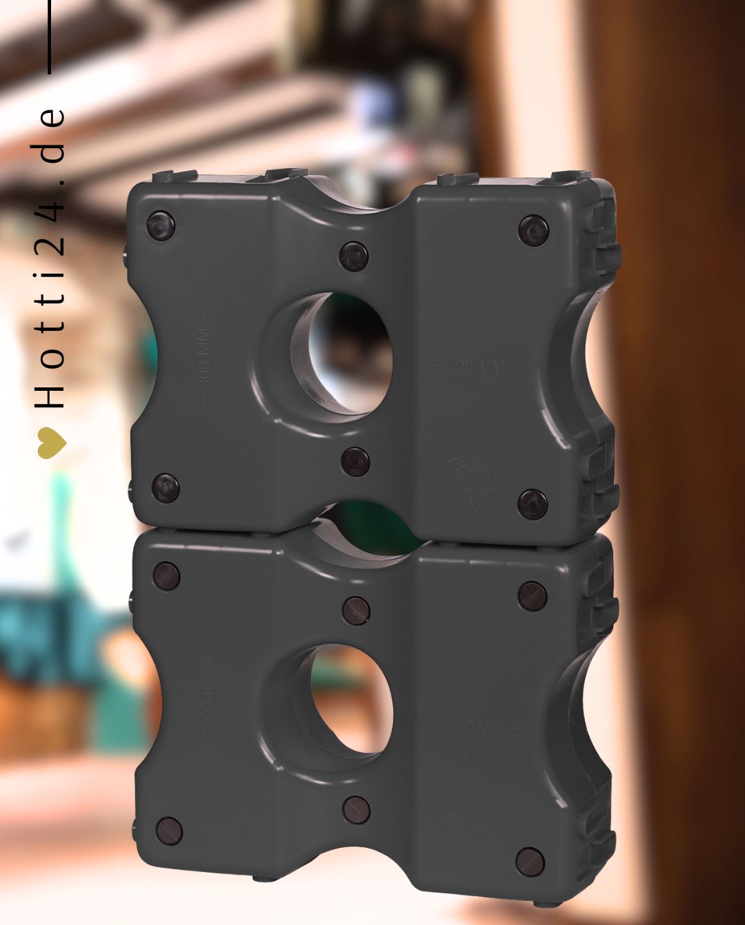 V-Plast »Reitplatz Cavaletti Block Stangenblock 2er Set Black