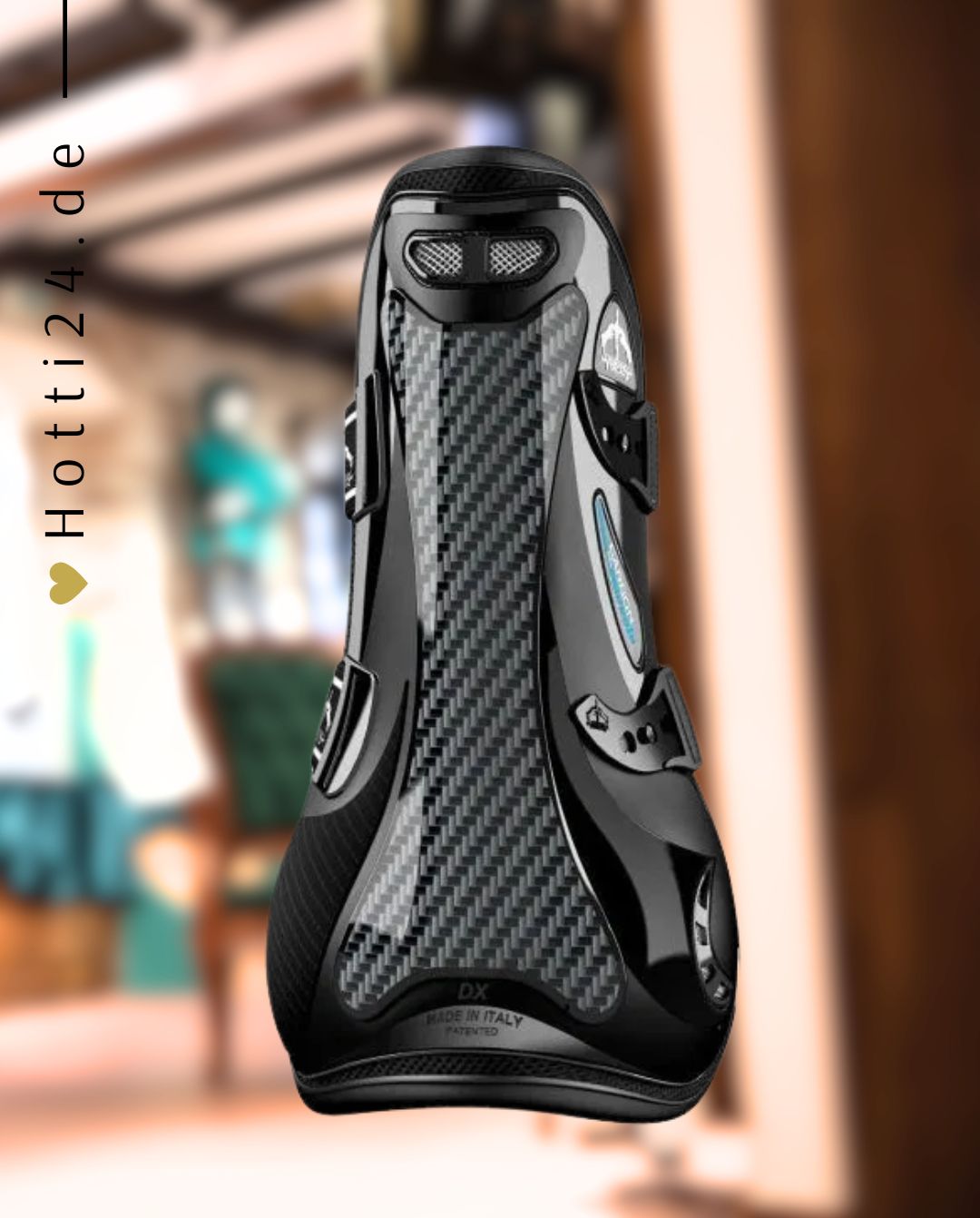 Veredus »Gamaschen Carbon Gel Vento vorne Black by Marcus Ehning