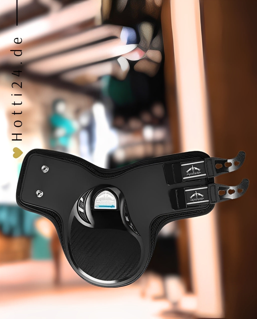 Veredus »Streichkappen Carbon Gel Vento hinten Black by Marcus Ehning