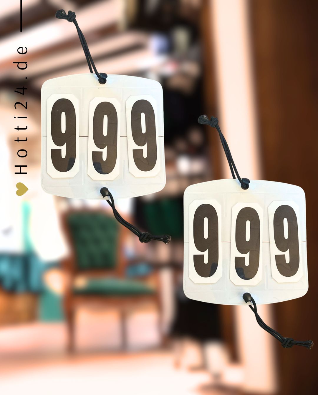 Waldhausen »Startnummern 3-stellig 2er Set White