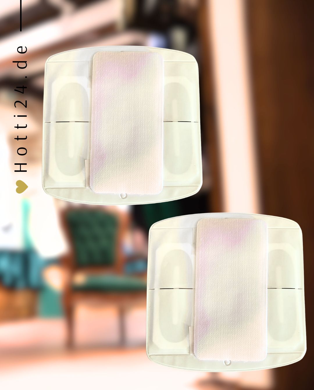 Waldhausen »Startnummern Klettverschluss 3-stellig 2er Set White