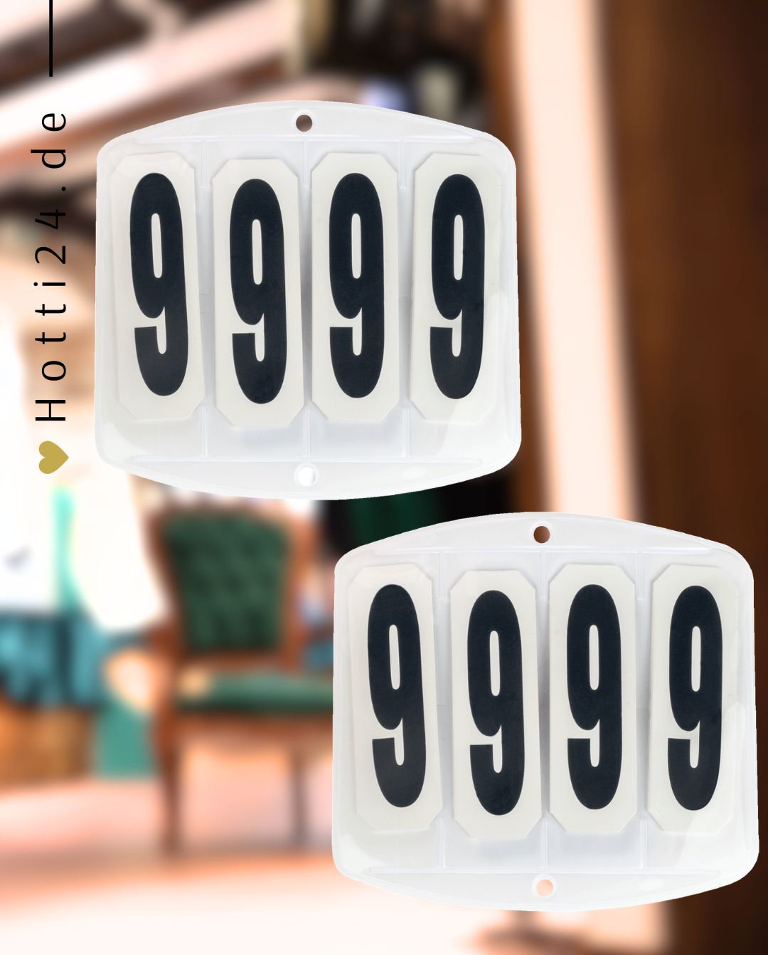 Waldhausen »Startnummern 4-stellig 2er Set White