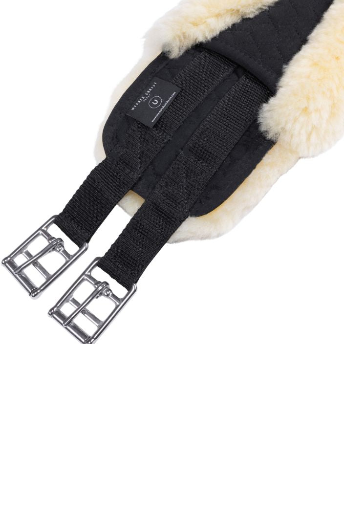 Werner Christ Girth Cover Lambskin Black/Natural