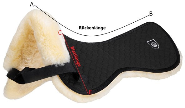 Werner Christ Saddle Pad Edge Standard Black/Natural