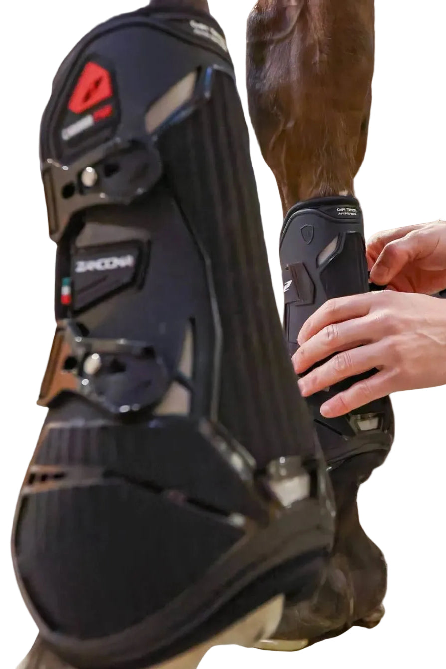 Zandona Gamaschen Carbon Pro vorne Schwarz