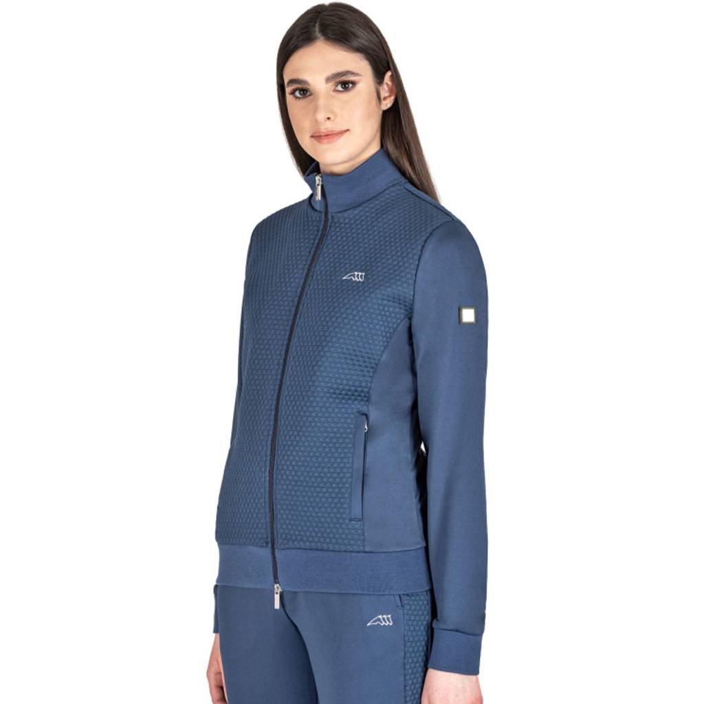 damen jacke blau vorne