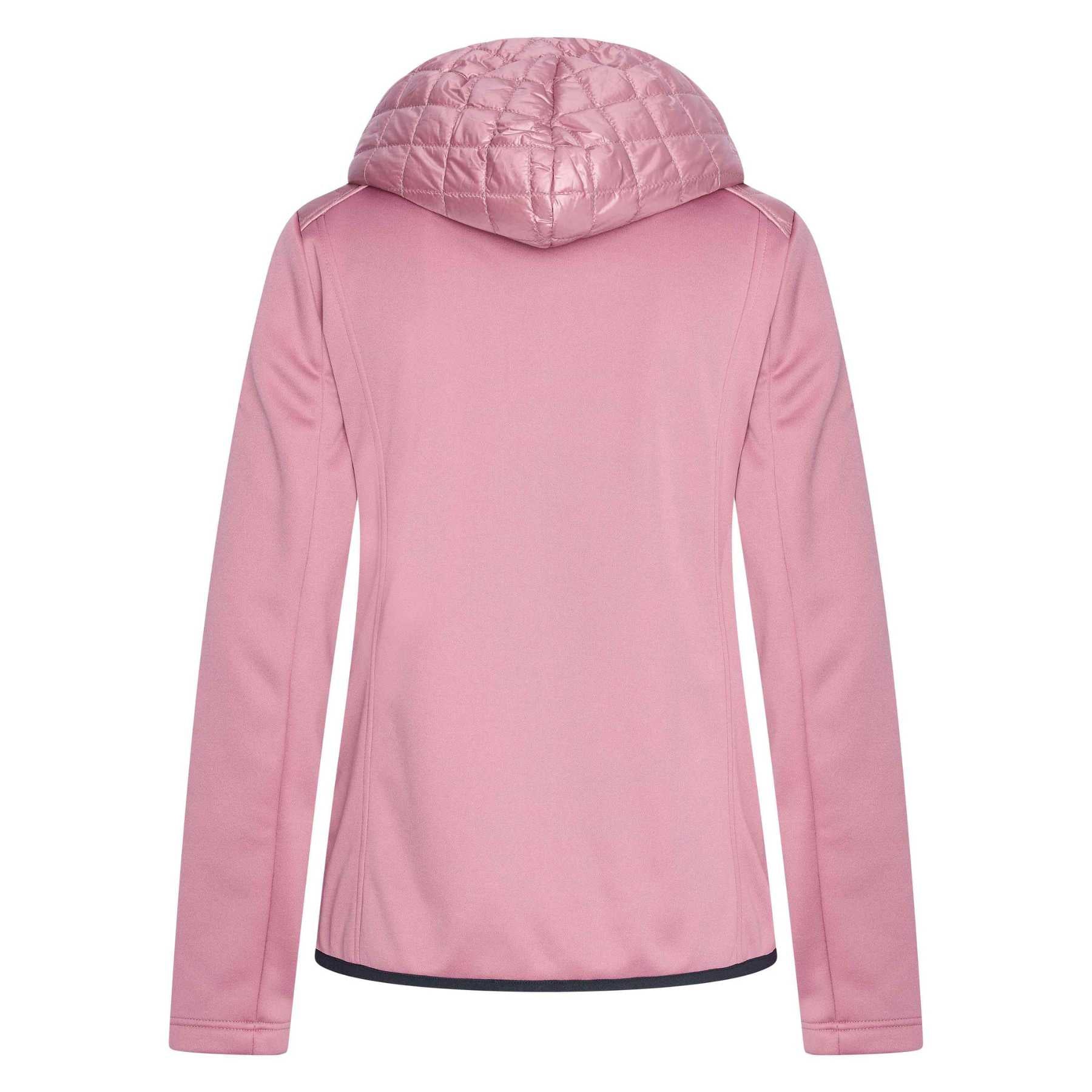 jacke rosa kapuze von hinten