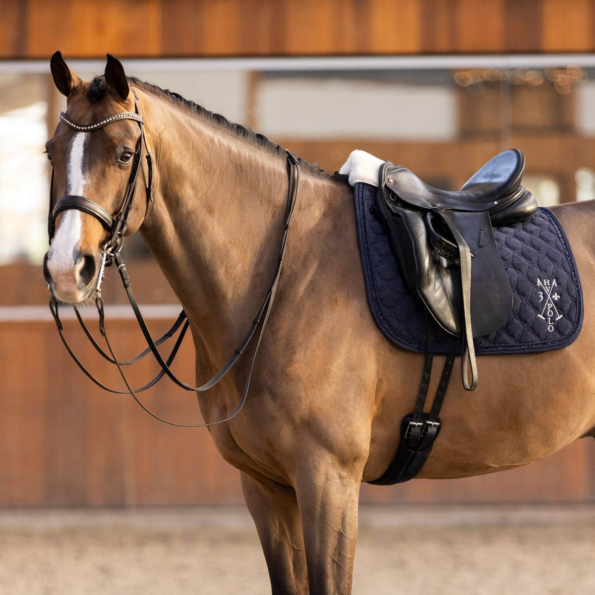 HV POLO »Dressage Saddle Pad HVPFranka Navy