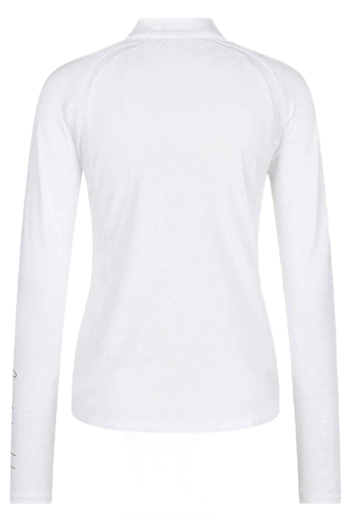 damen trainingsshirt weiß hinten speed up imperial riding