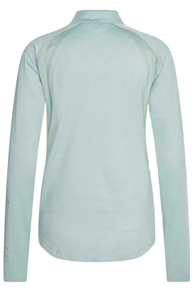 damen trainingsshirt tuerkis hinten speed up imperial riding