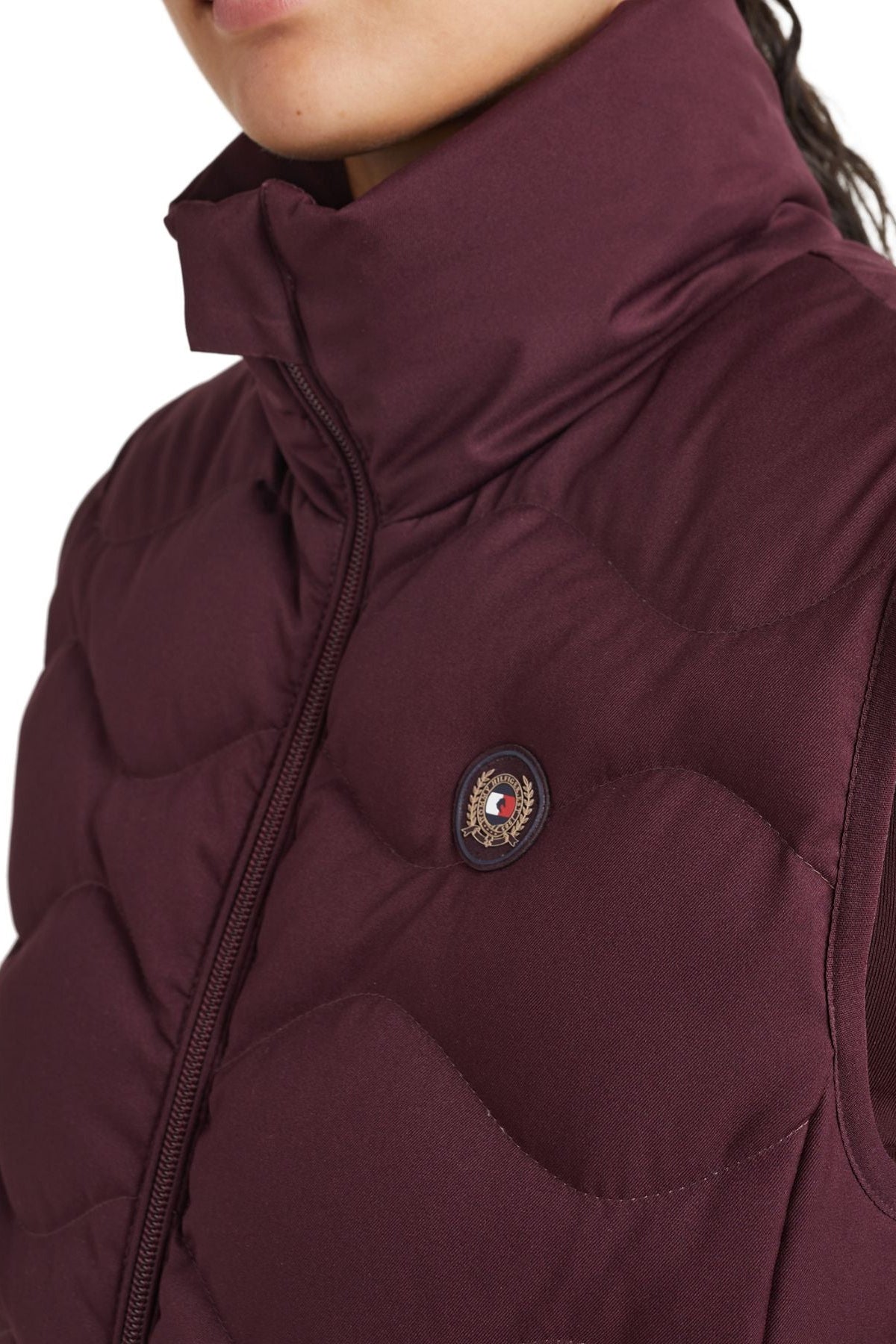 Tommy Hilfiger Equestrian Vest Deep Burgundy