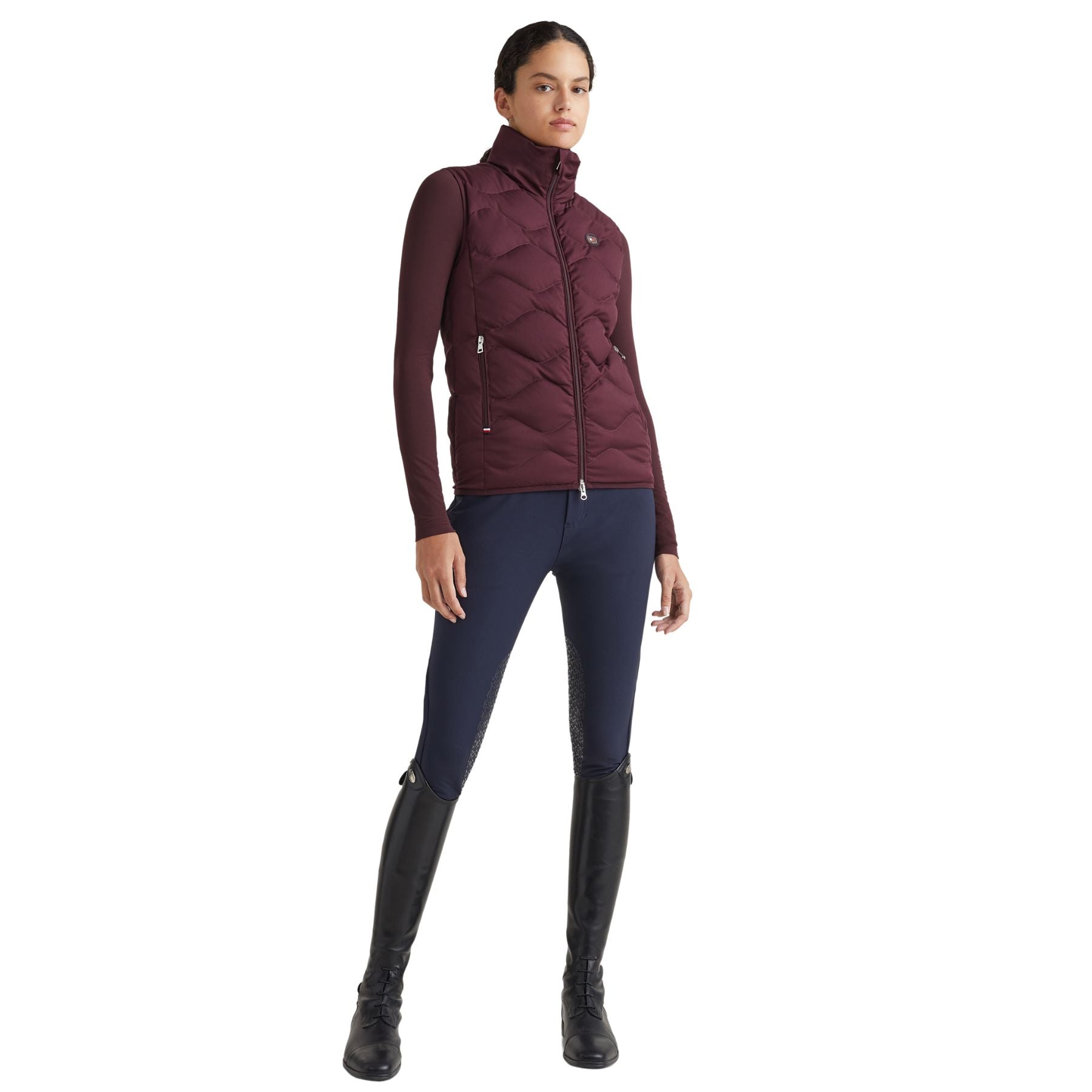 Tommy Hilfiger Equestrian »Daunenweste Deep Burgundy