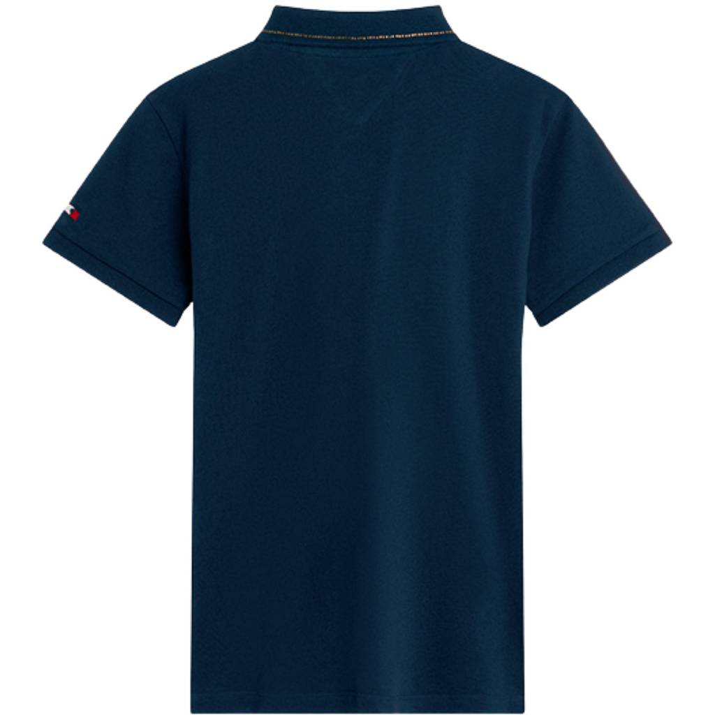 tommy hilfiger damen poloshirt strass hinten