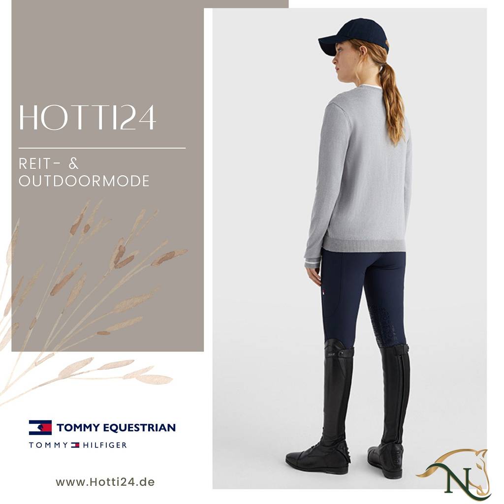 tommy hilfiger damen pullover grau hinten