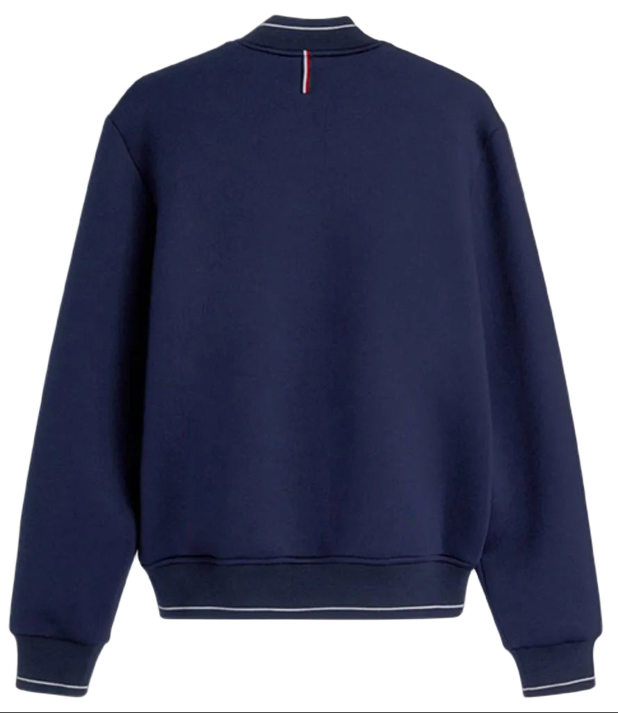 tommy hilfiger damen-bomberjacke blau hinten