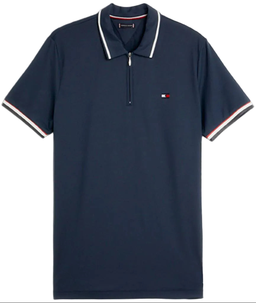 tommy hilfiger herren poloshirt performance blau