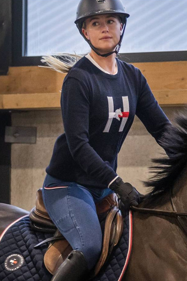 Tommy Hilfiger Equestrian Pullover Desert Sky