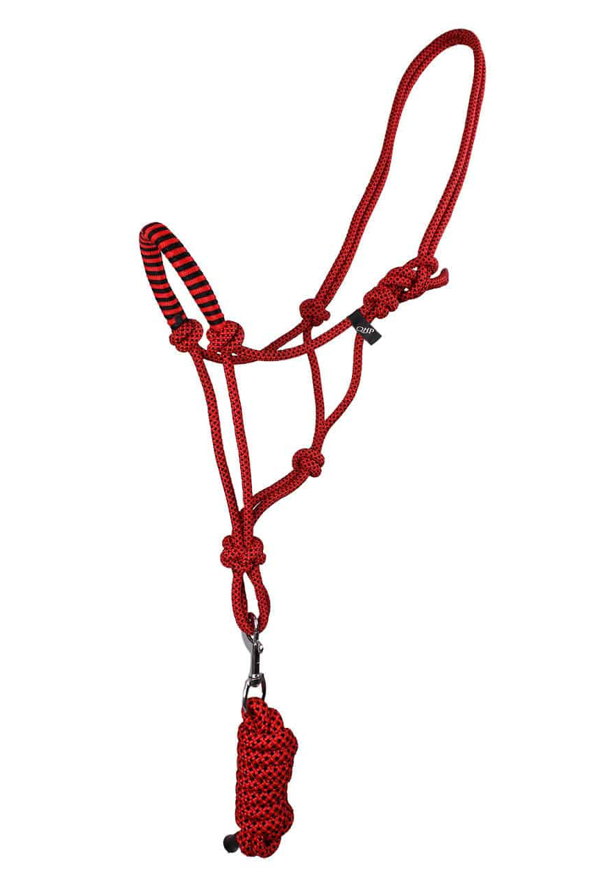 QHP »Knotenhalfter Set Fiery