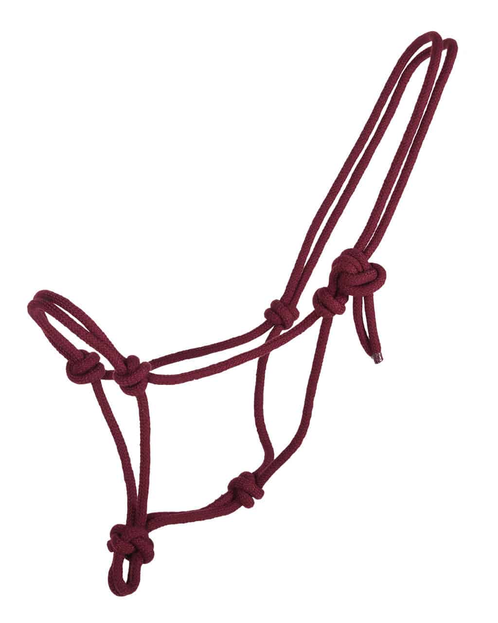 QHP »Knotenhalfter Basic Bordeaux