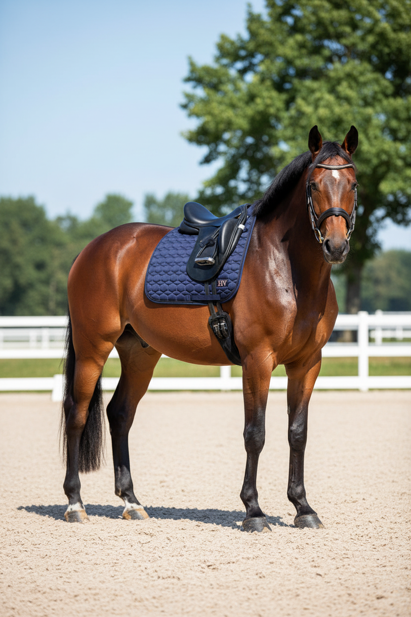 HV Polo Saddle Pad Dressage HVPDorian Navy