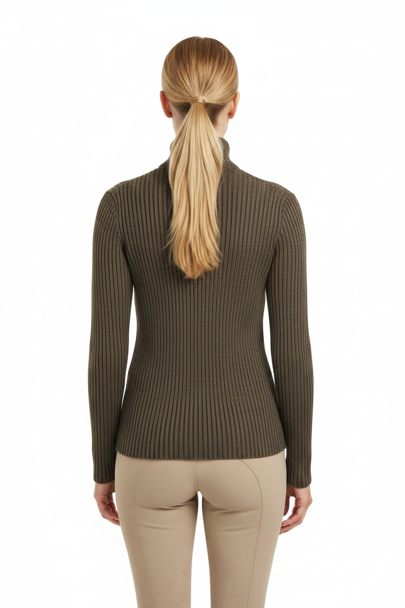 KINGSLAND »Sweater KLSaffron Green Black Ink