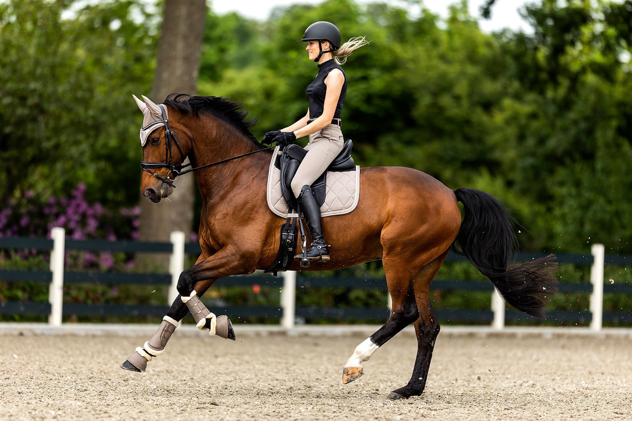 BR Riding Boots Menaggio Swarovski Black