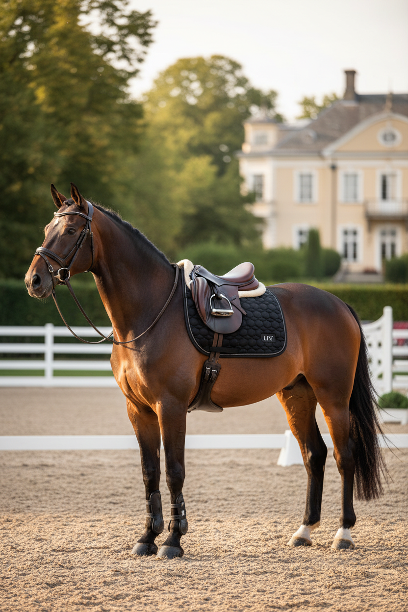 HV Polo Saddle Pad Dressage HVPDorian Black