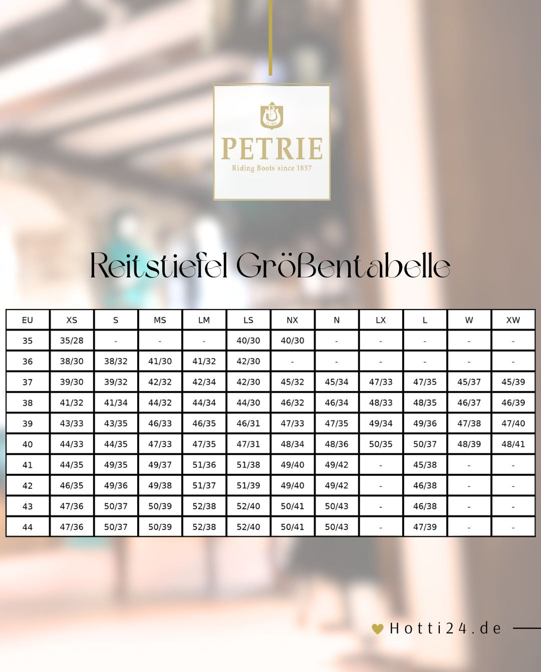 Petrie »Reitstiefel Padova Brown