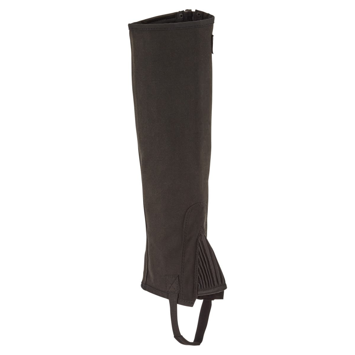 SUEDWIND Chaps mit der Artikelnummer 113005103003 sind in der Farbe Schwarz erhältlich. Diese Reiterchaps oder Stiefelettenchaps könnten aus einem dehnbaren Material namens "Stretchy" gefertigt sein. Materialien und weiteren Details der Stiefelette kann auf der Website www.Hotti24.de gefunden werden.