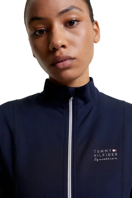 Tommy Hilfiger Equestrian® »Damen Trainingsjacke Atlanta Blau