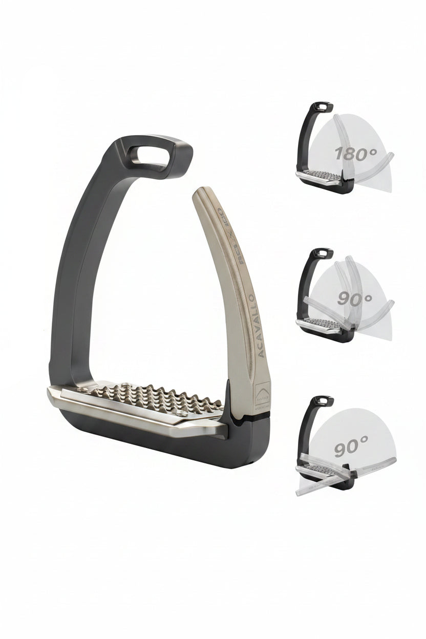 Acavallo "Rel-X 180 Titanium/Nickel Safety Stirrups