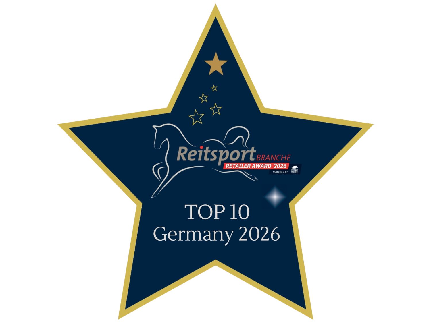Bestes Reitsportgeschäft 2026 Hotti24 Reitsport BRANCHE Retailer Award Top 10