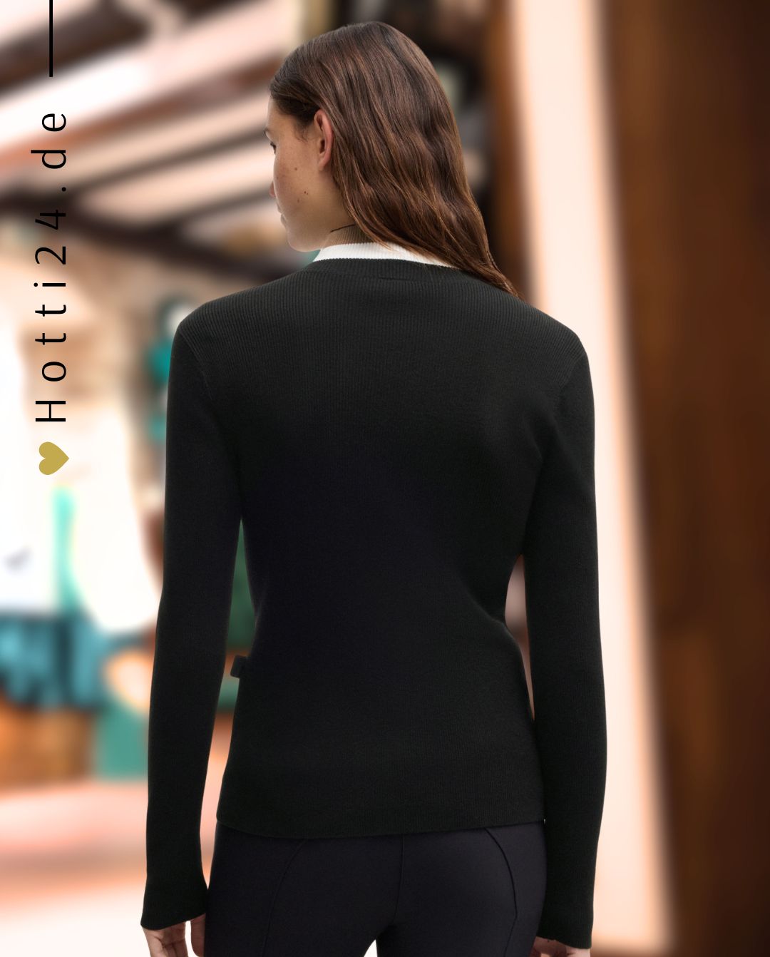 BOSS Equestrian »Cardigan Aylin Signature Black