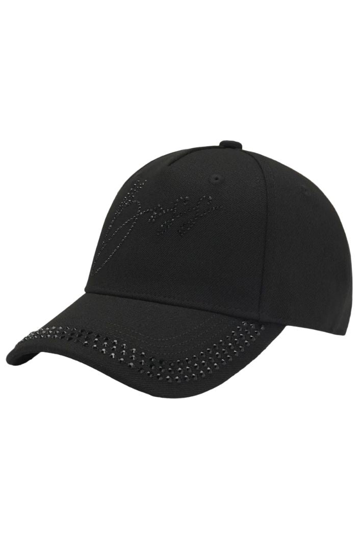 BOSS Equestrian Damen Cap Classic Crystal Schwarz
