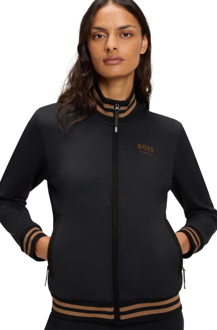 BOSS Equestrian »Damen Cardigan Ava Black