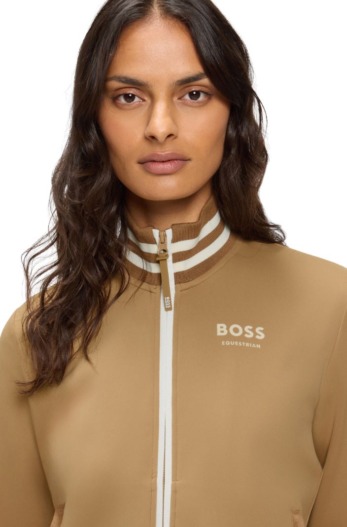 BOSS Equestrian »Damen Cardigan Ava Camel