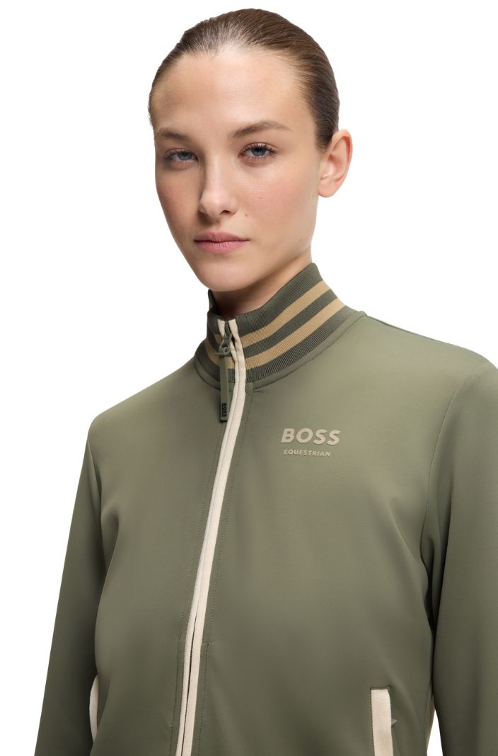 BOSS Equestrian Cardigan Ava Tealeaf