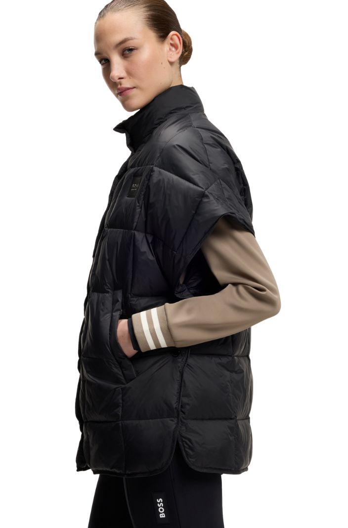BOSS Equestrian Demi Down Cepe Schwarz