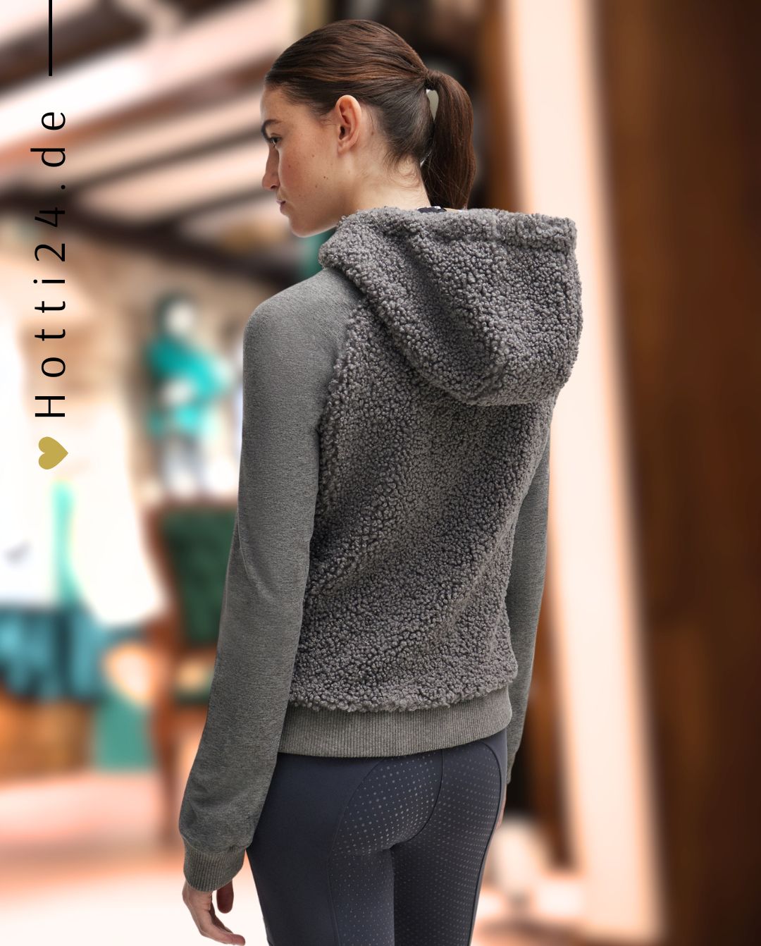 BOSS Equestrian »Trainingsjacke Riva Grey