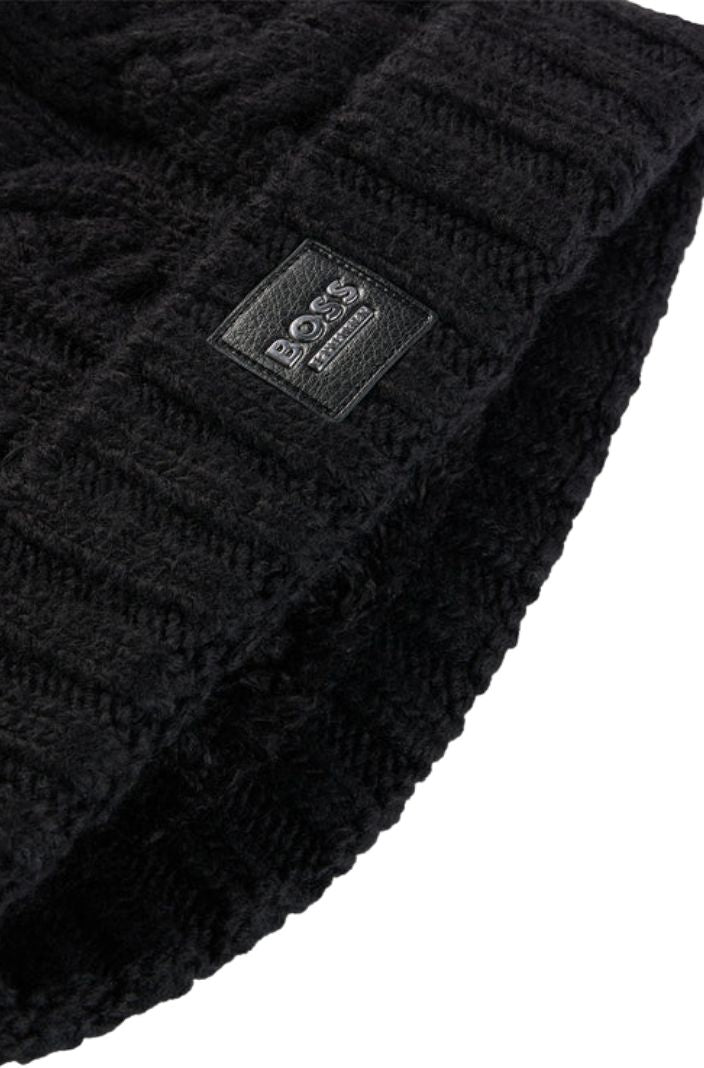 BOSS Equestrian Mütze Bobble Black