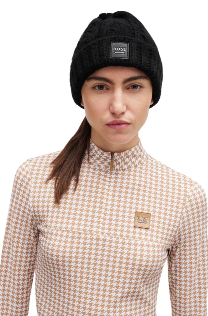 BOSS Equestrian Mütze Bobble Black