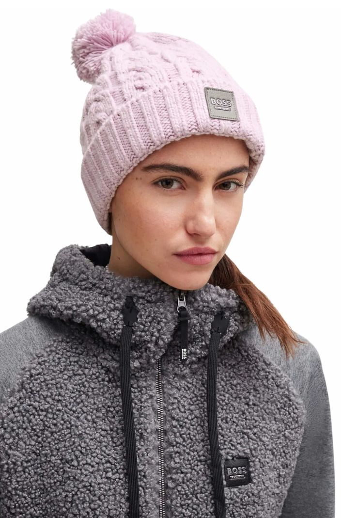 BOSS Equestrian Mütze Bobble Chalk Violet